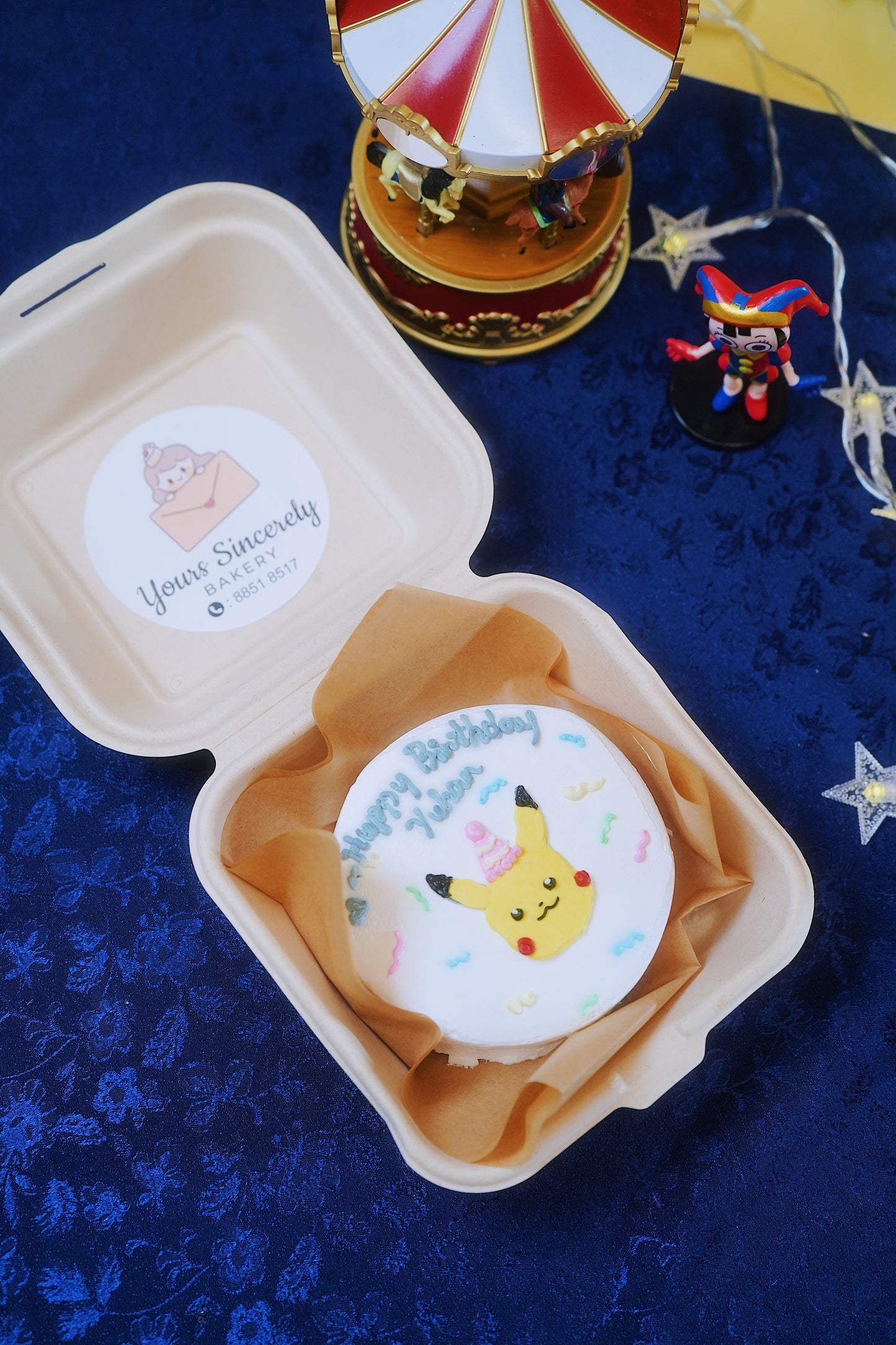 Pikachu Pokemon Bento Cake