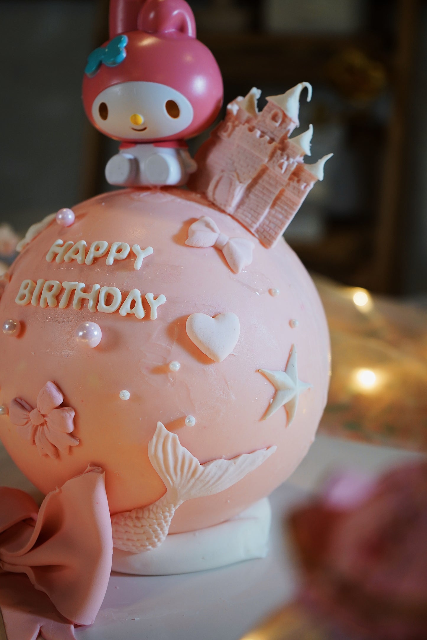 My Melody Pinata Cake