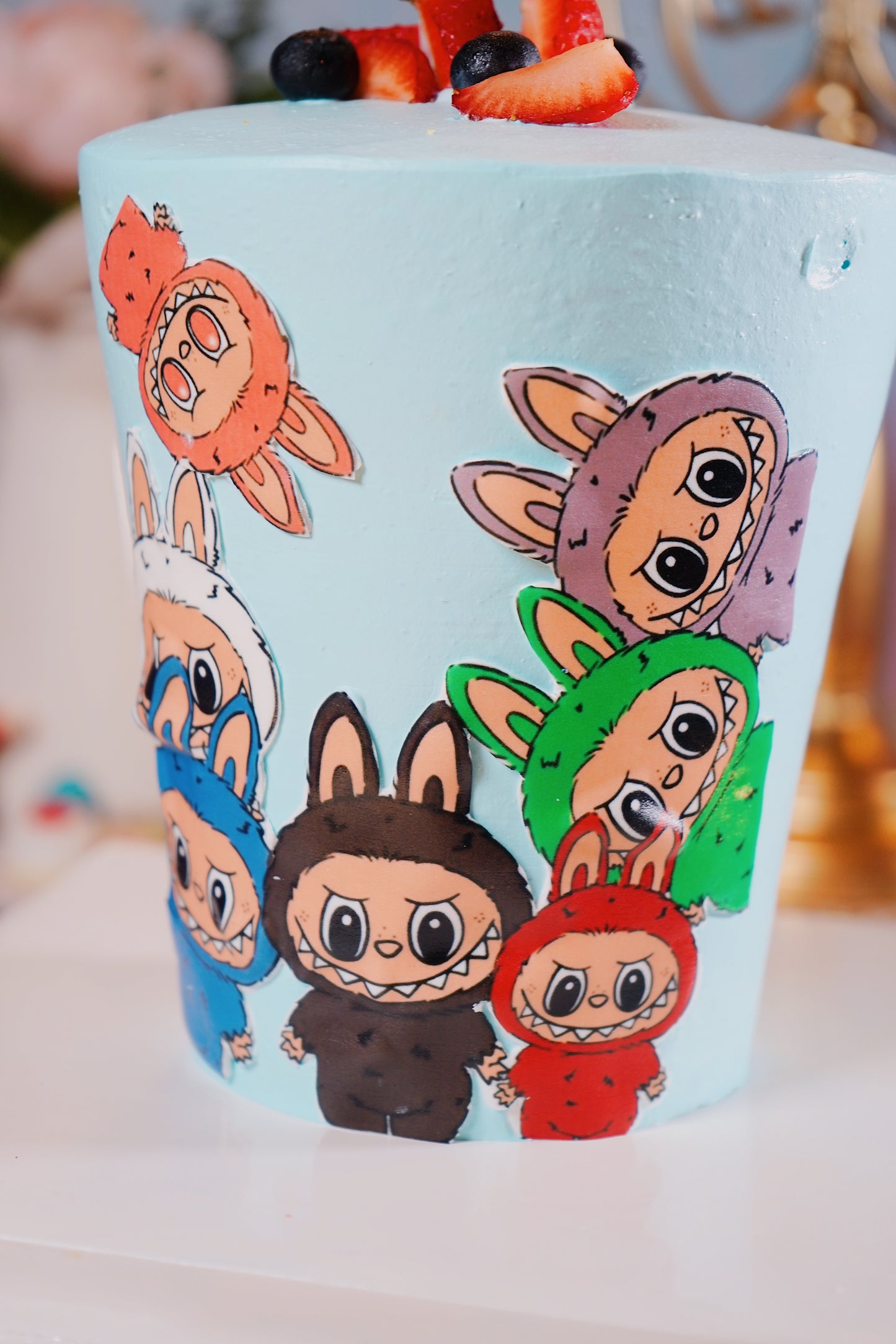 Labubu And Friends Drinkable Cake
