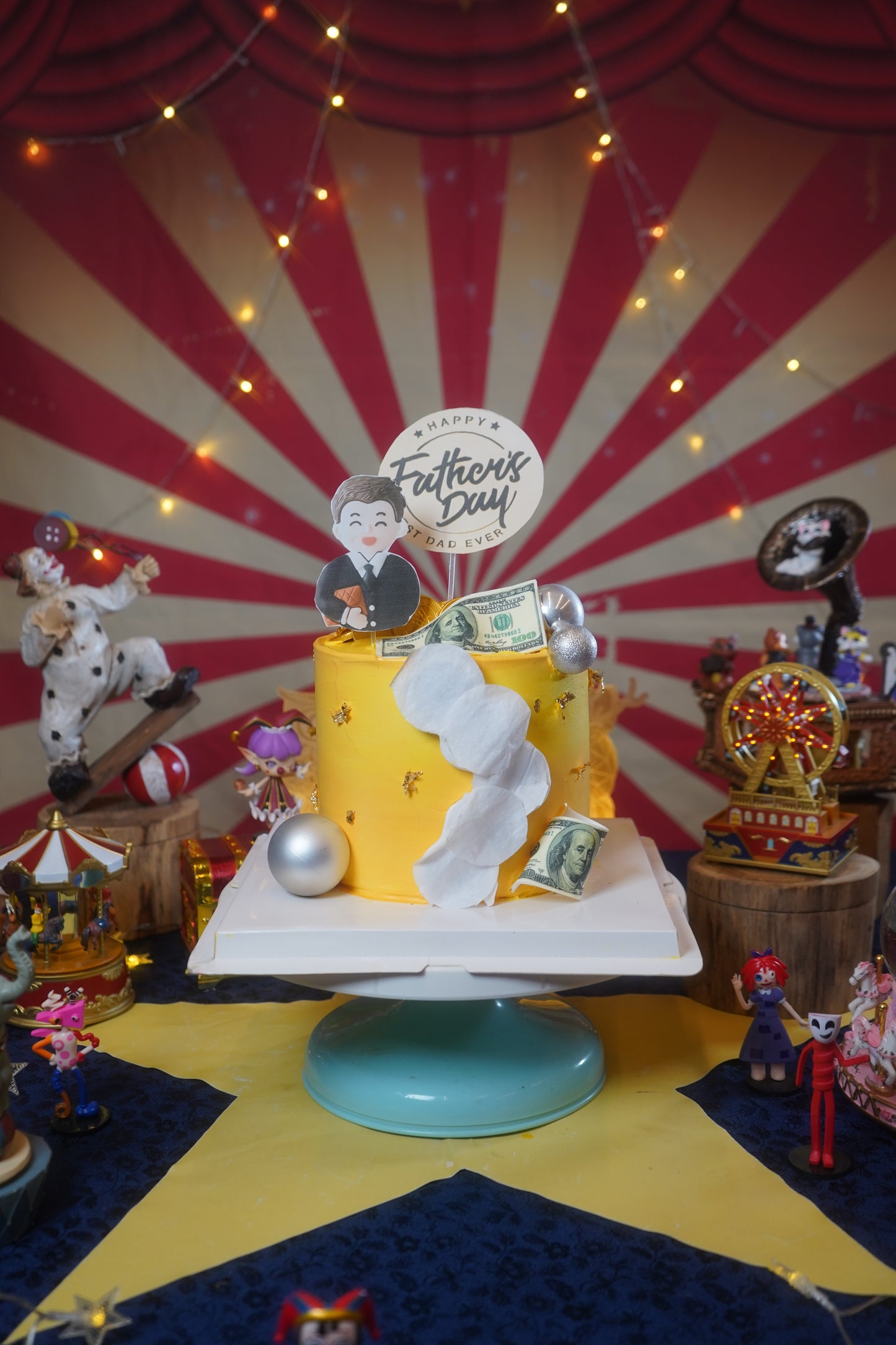 Best Dad Burnaway Cake