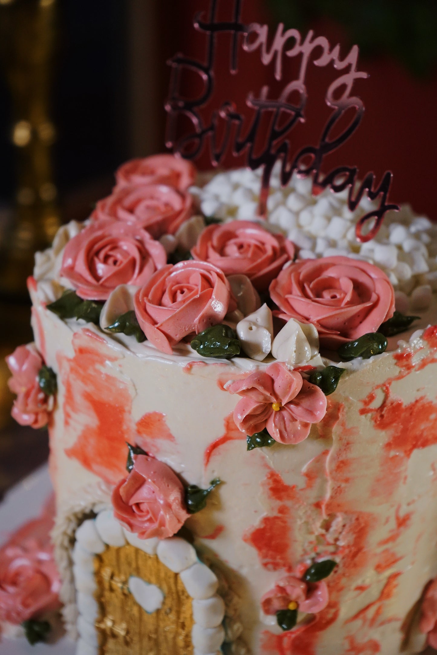 Floral Secret Doorway Cake