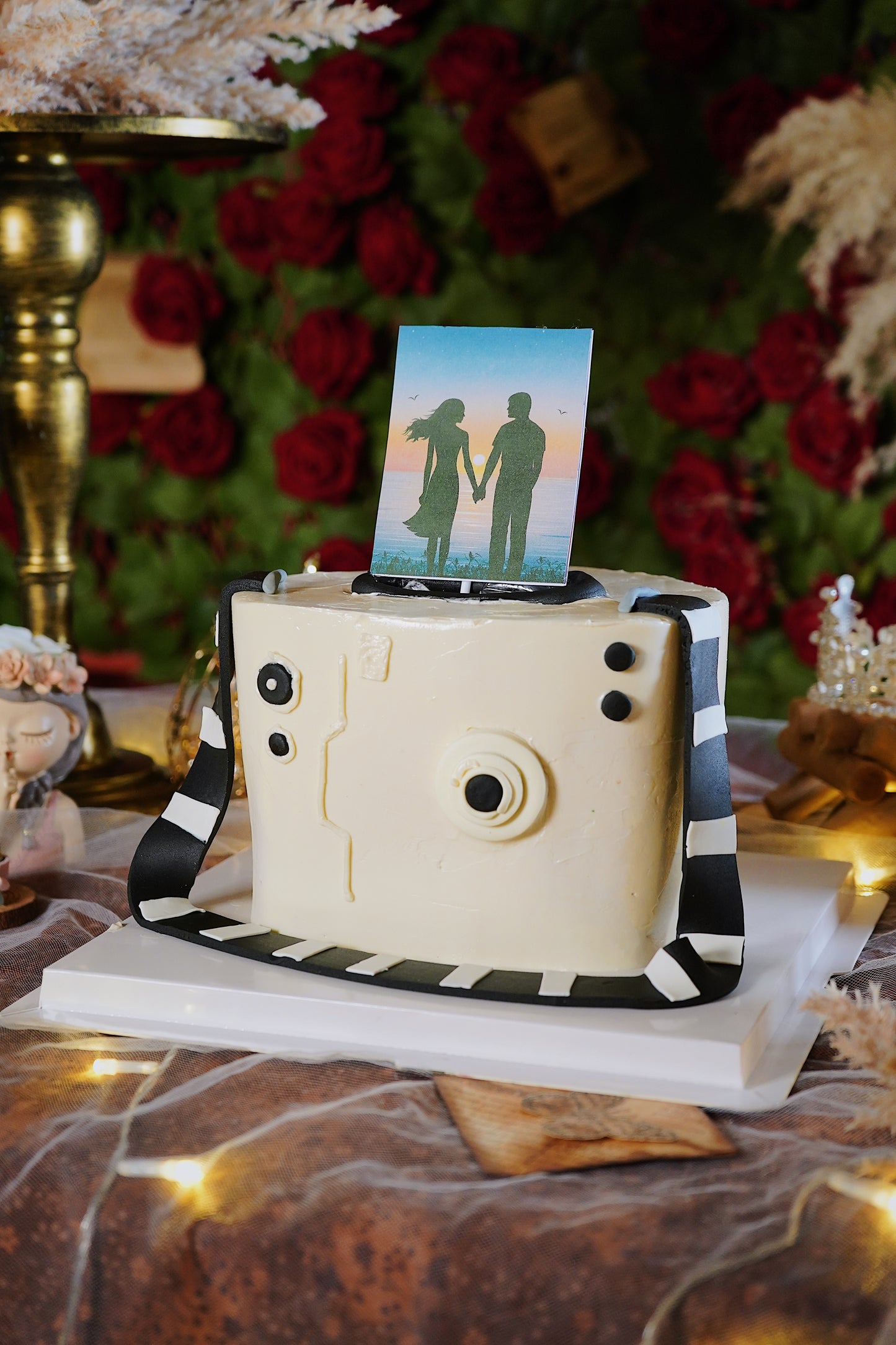 Polaroid Surprise Cake