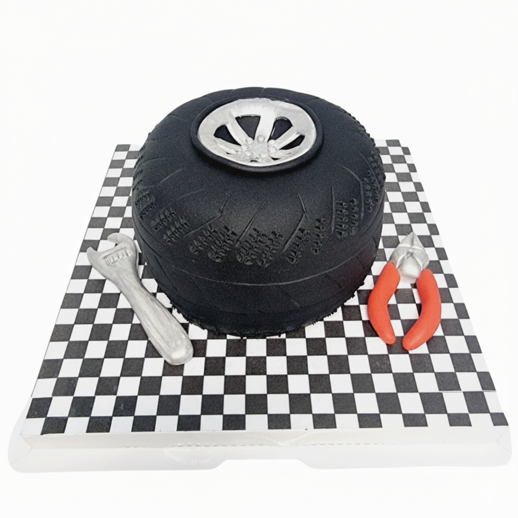 3D Wheel Repair Cake
