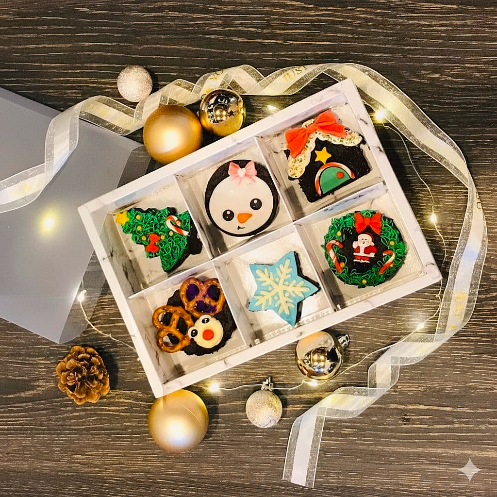 Assorted Christmas Brownies (6pcs)
