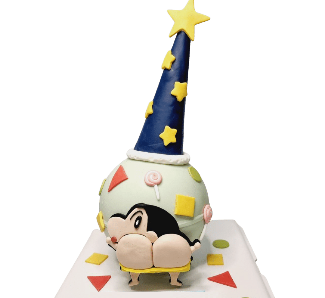 Crayon Shin Chan La Bi Xiao Xin Buttock Pinata Knock Knock Cake