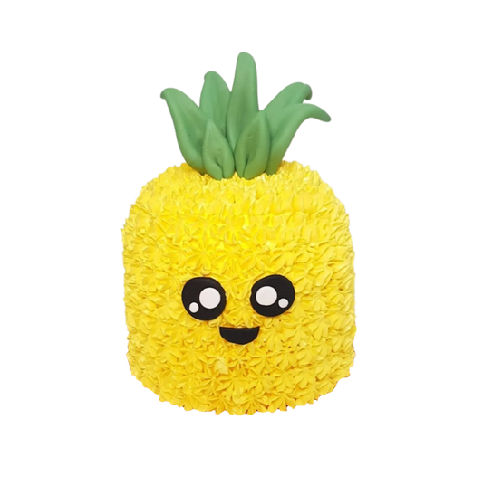 Cute Pineapple Cake For Tropical Theme