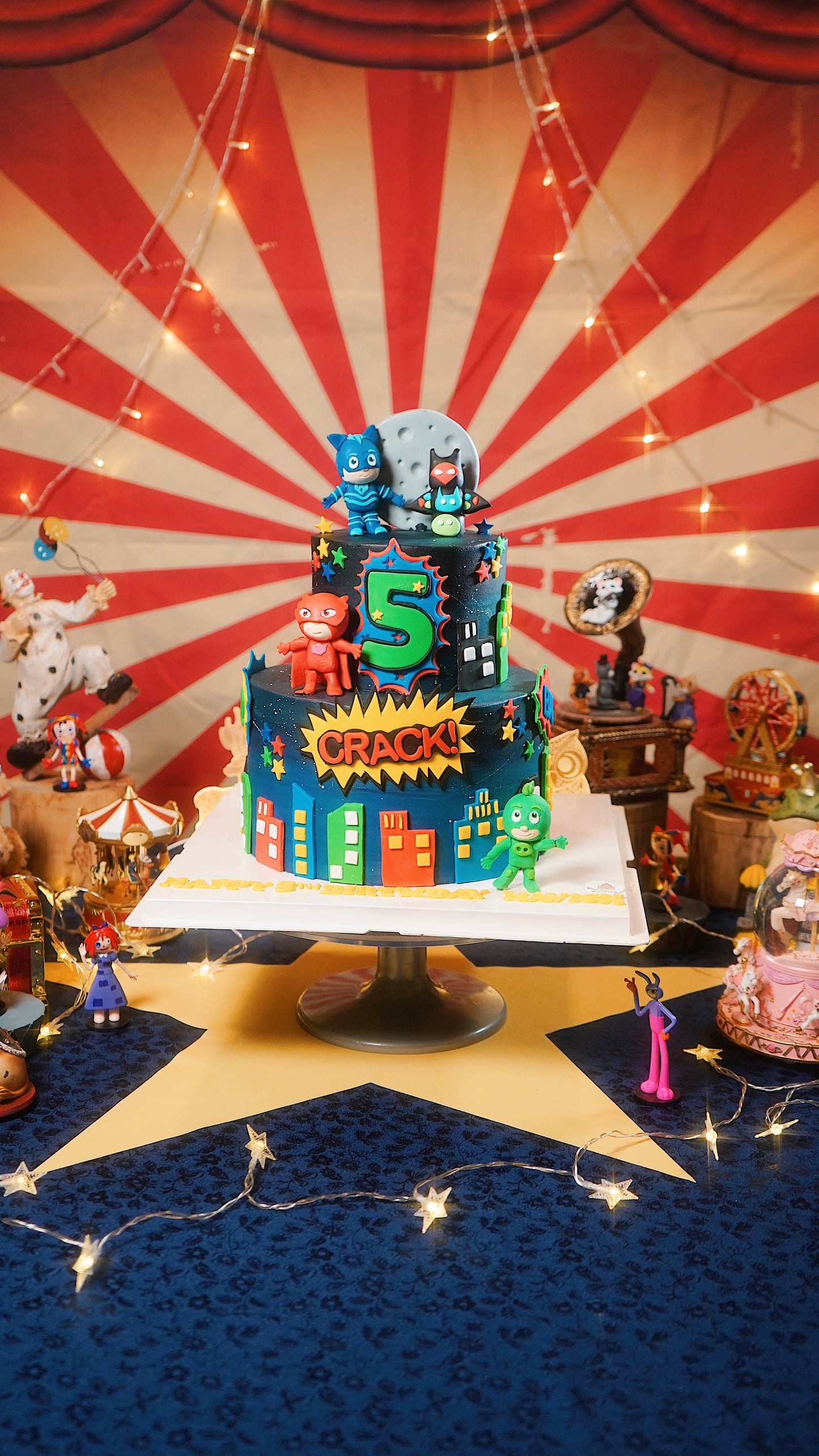 PJ Masks Mission Two Tier Cake