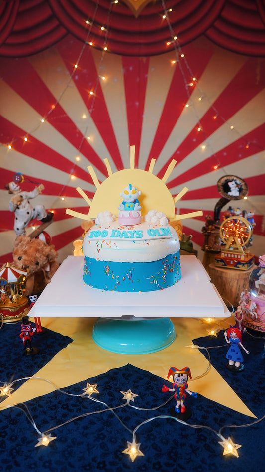 Ultraman Sunburst Cake