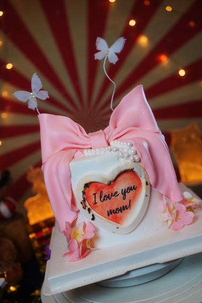 Mother’s Day Love Burnaway Cake