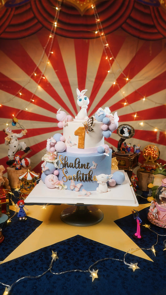 Bunny's Whimsical Adventure Cake