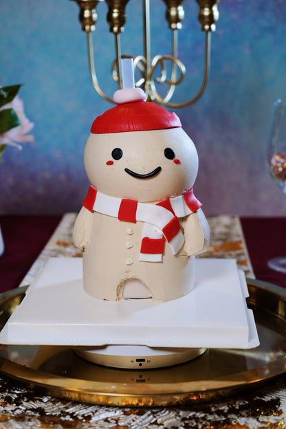 Happy Snowman Drinkable Cake
