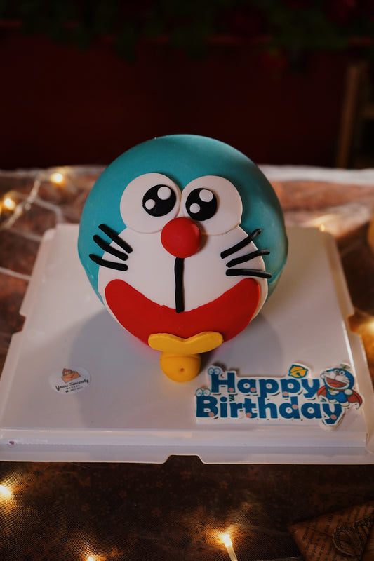 Doraemon Pinata Cake