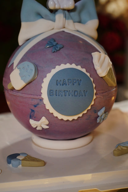 Purple Kuromi Pinata Cake