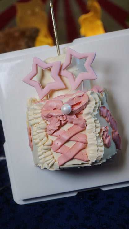 Crochet Dress 3D Poster Cake