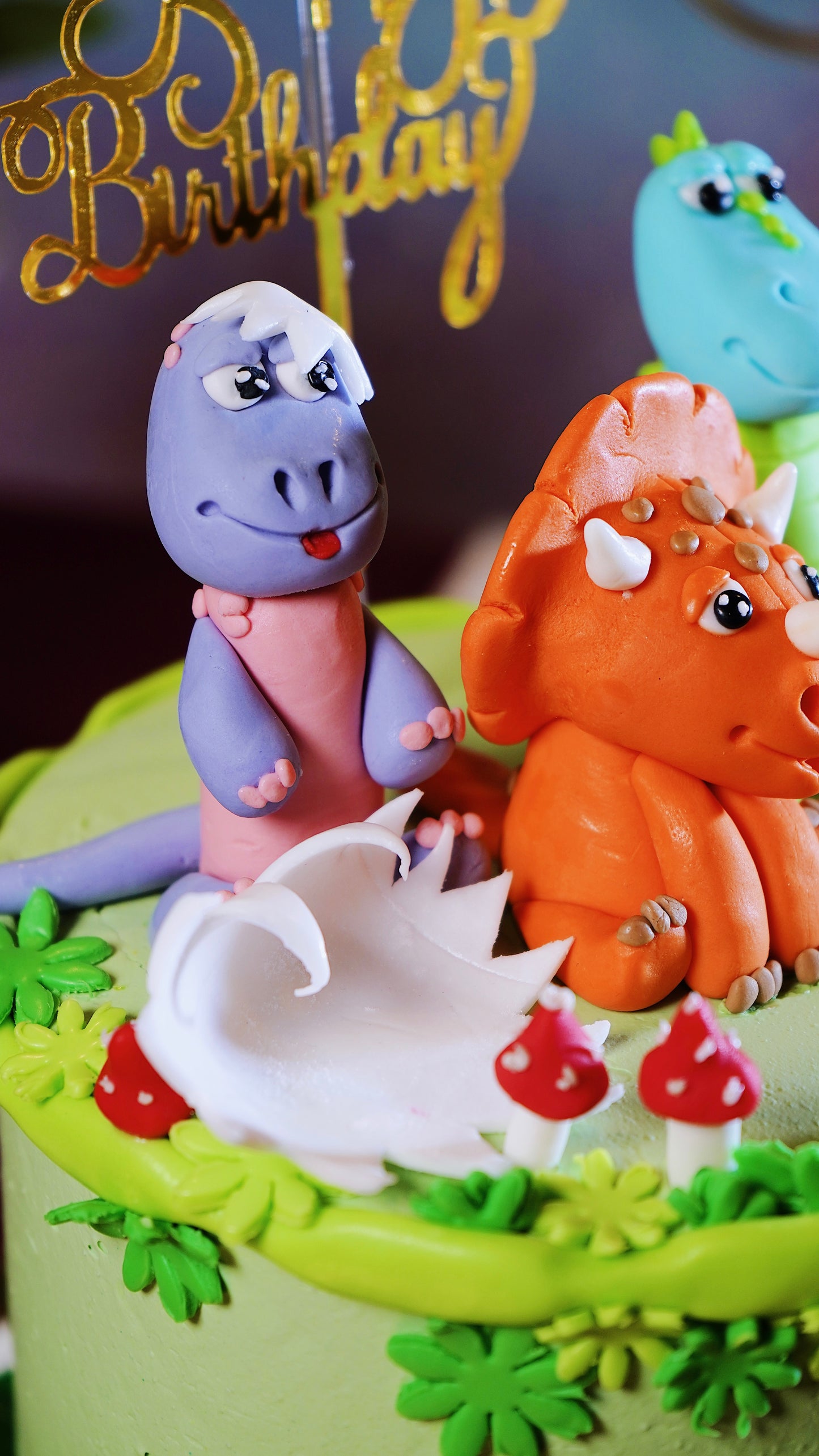 Little Dino Party Cake