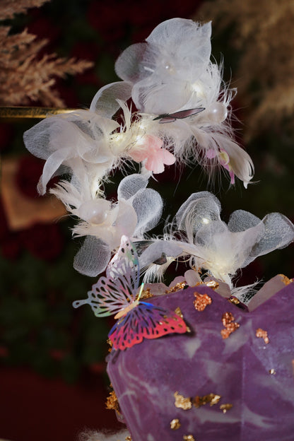 Enchanted Geode Heart Pinata Cake