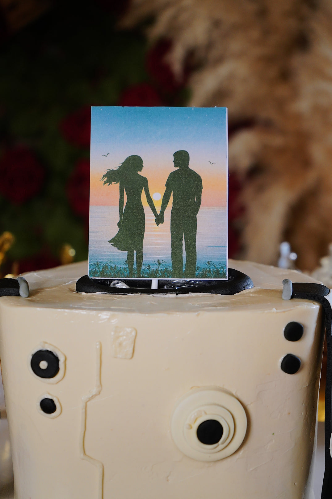 Polaroid Surprise Cake