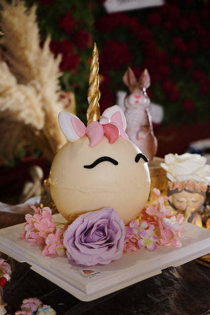 Floral Unicorn Knock Knock Pinata Surprise Cake