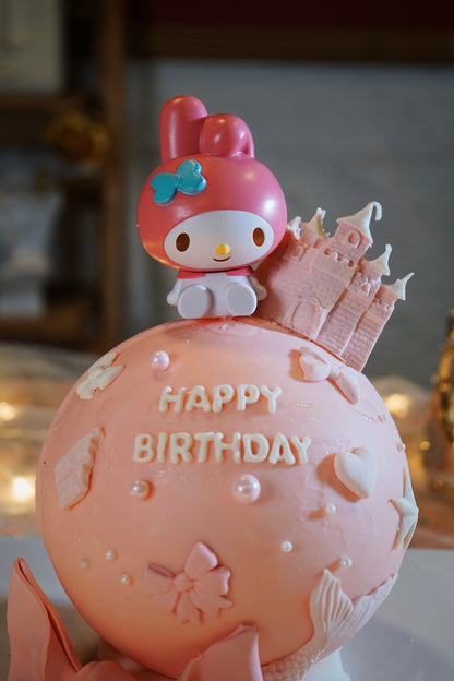 My Melody Pinata Cake