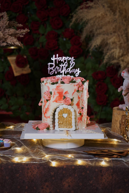 Floral Secret Doorway Cake