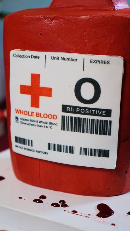 Blood Bag Drinkable Cake
