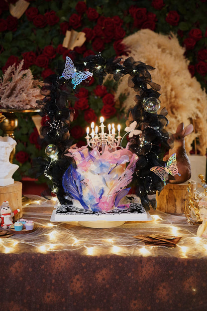 Mystical Black Queen Cake