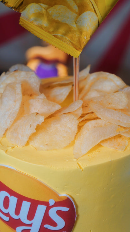 Lays Potato Chips Flying Gravity Cake