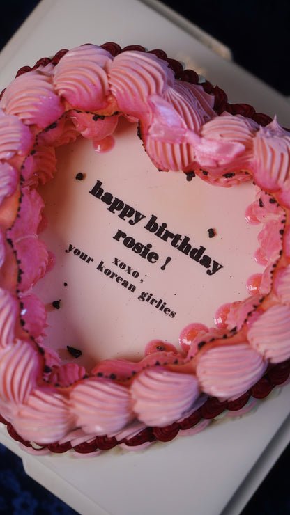 BLACKPINK Rosé's Burn Away Birthday Cake