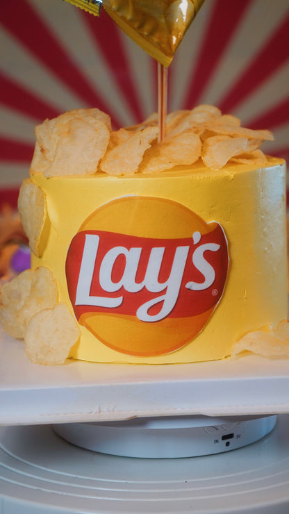 Lays Potato Chips Flying Gravity Cake