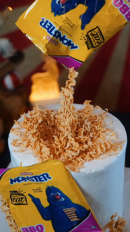 Mamee Monster Flying Gravity Cake