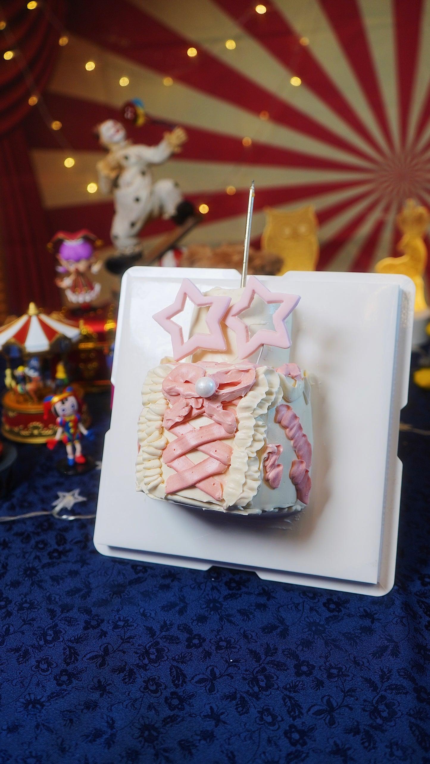 Crochet Dress 3D Poster Cake