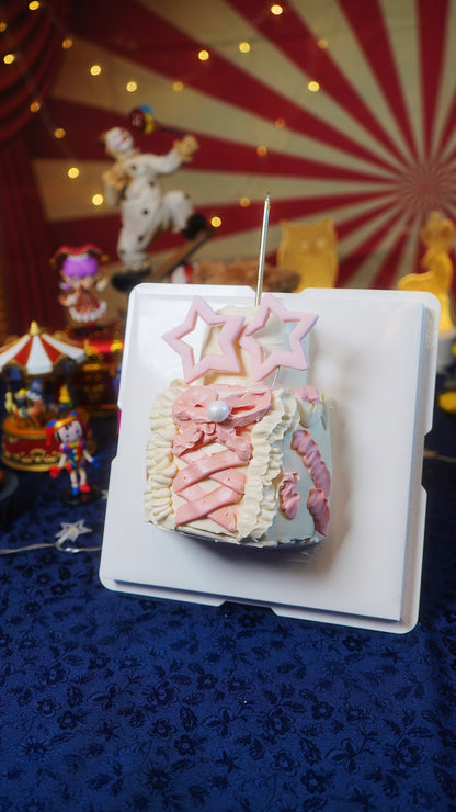 Crochet Dress 3D Poster Cake