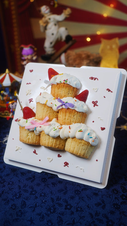 Cupcake Tower 3D Poster Cake