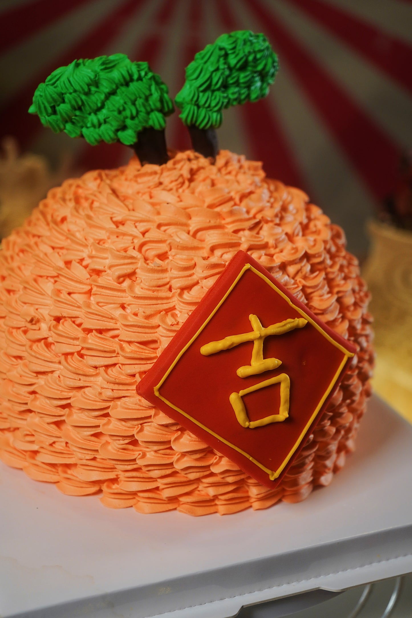 3D Orange of Abundance Cake