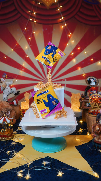 Mamee Monster Flying Gravity Cake