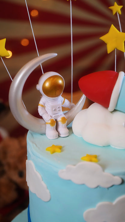 Space Rocket Fuel Fire Cake