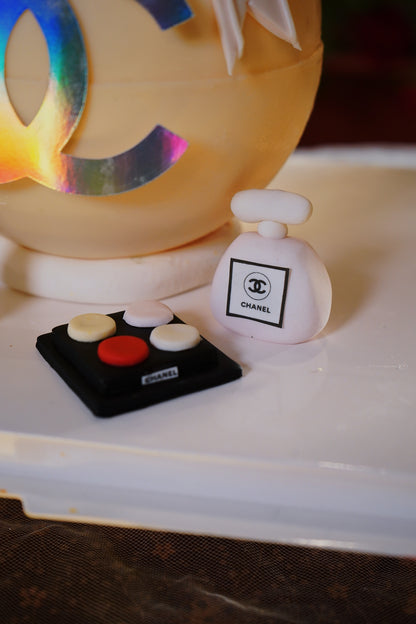 Chanel Makeup Pinata Cake