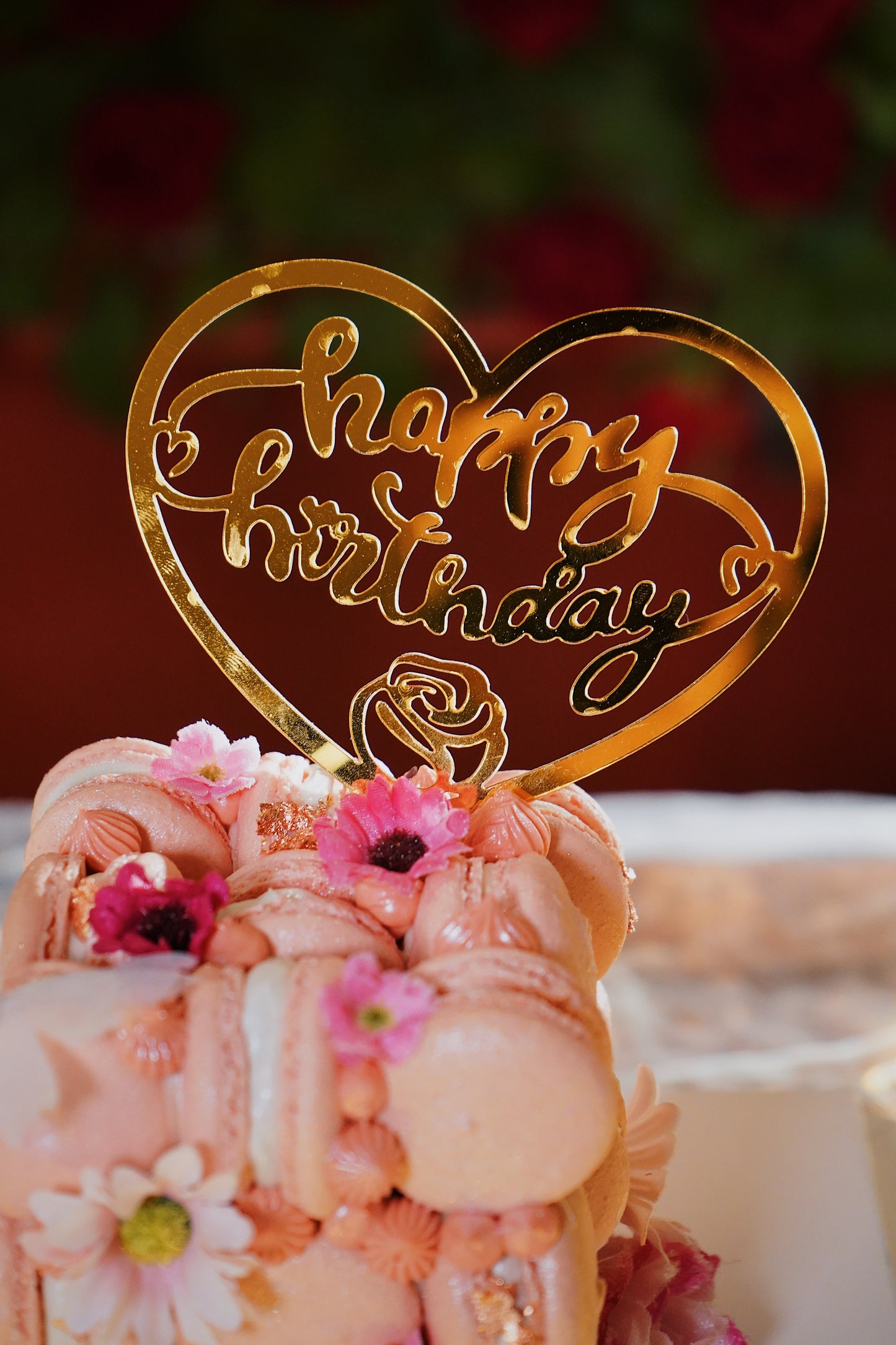 Macaron Rubik's Cube Cake