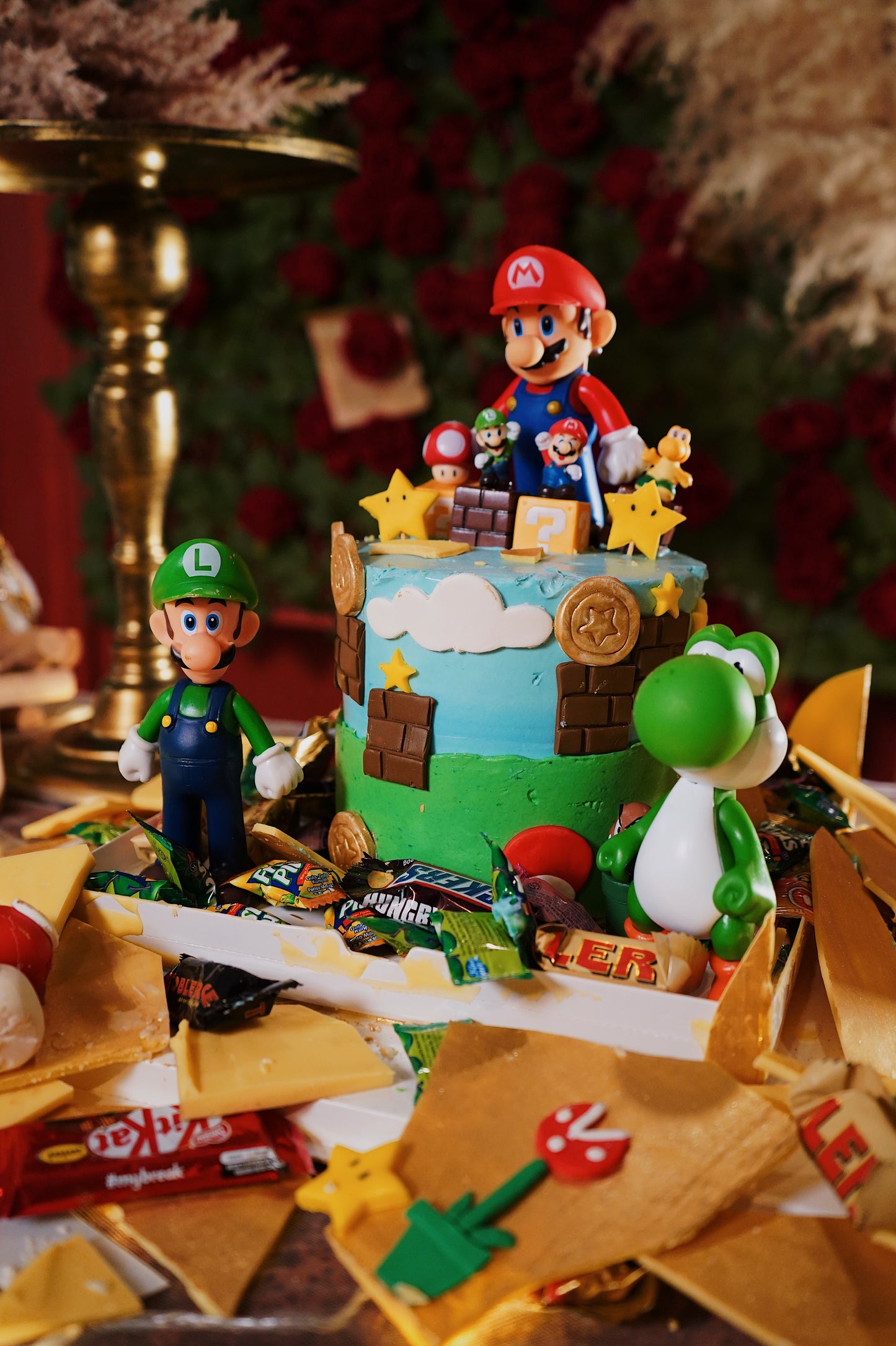 Super Mario Pinata Cake