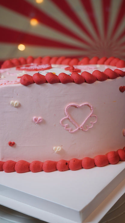 Hello Kitty Heart Cake