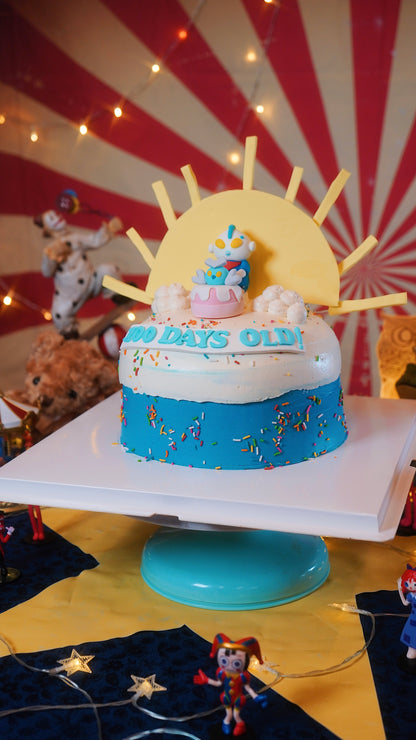Ultraman Sunburst Cake