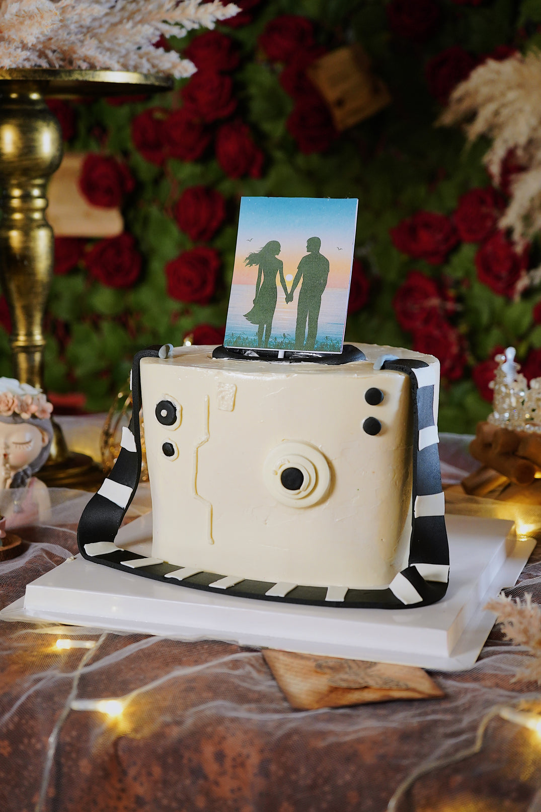 Polaroid Surprise Cake