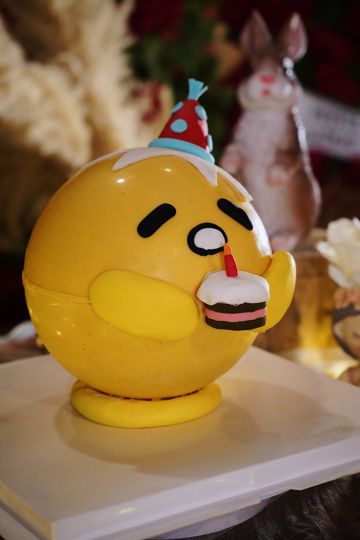 Gudetama Egg Birthday Party Knock Knock Pinata Surprise Cake