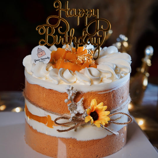Fresh Mango Shortcake Cake