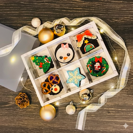 Assorted Christmas Brownies (6pcs)