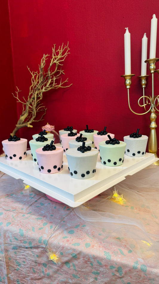 Mini Bubble Tea Bobba Cakes (12pcs)