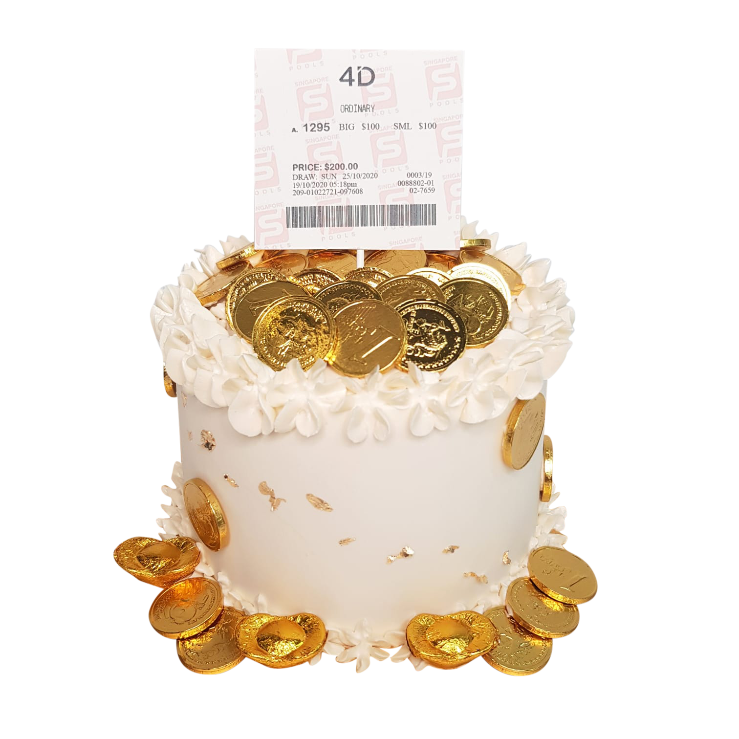 4D Simple Money Pulling Cake