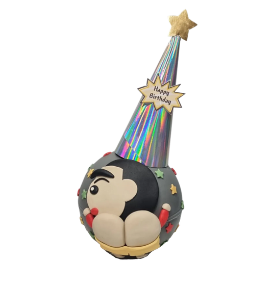 Crayon Shin Chan La Bi Xiao Xin Butt Knock Knock Pinata Surprise Cake