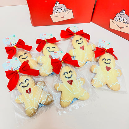 Gingerbread Man Butter Cookies Christmas Individual Packaging (30pcs)